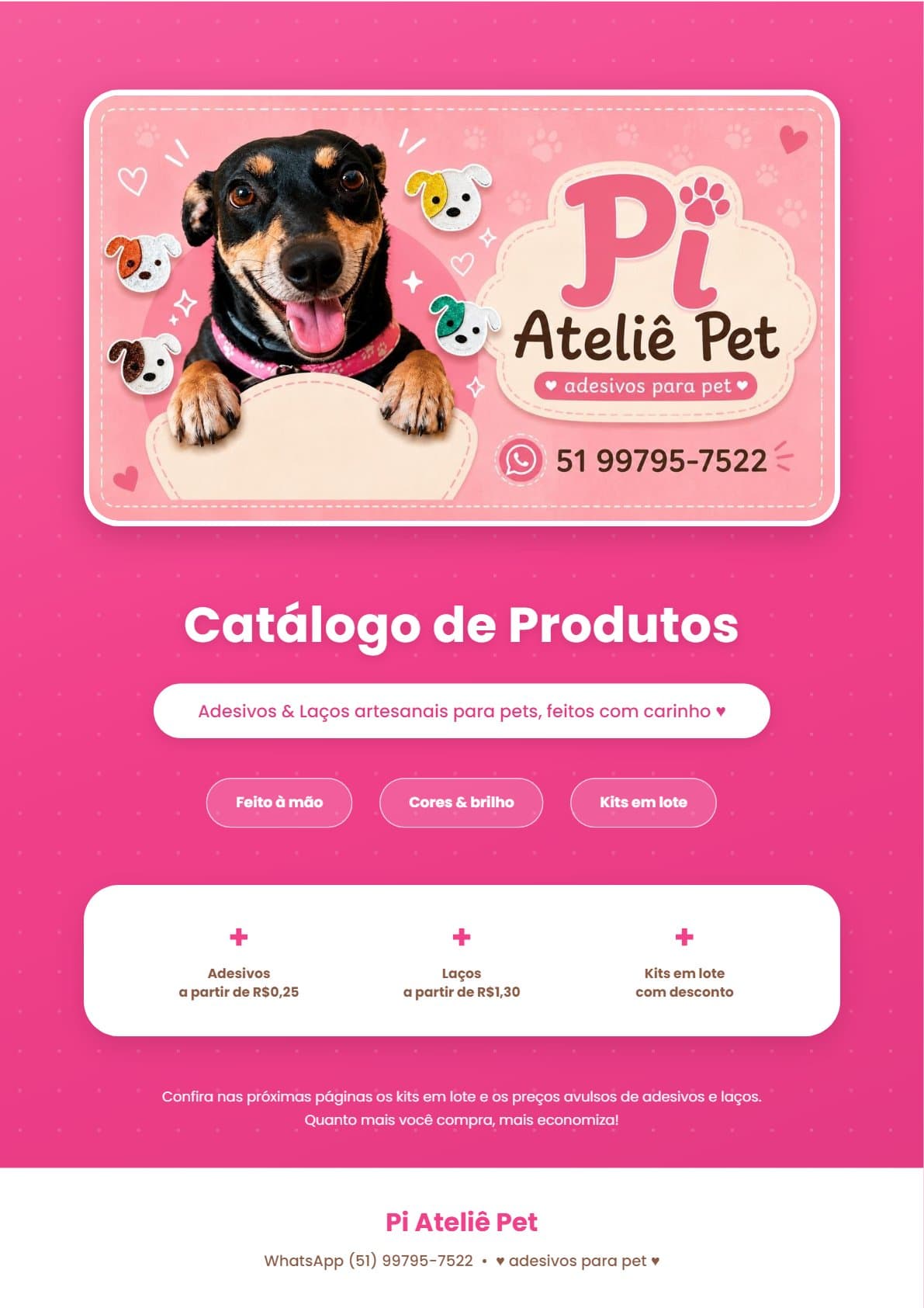 Valores Pi Ateliê Pet